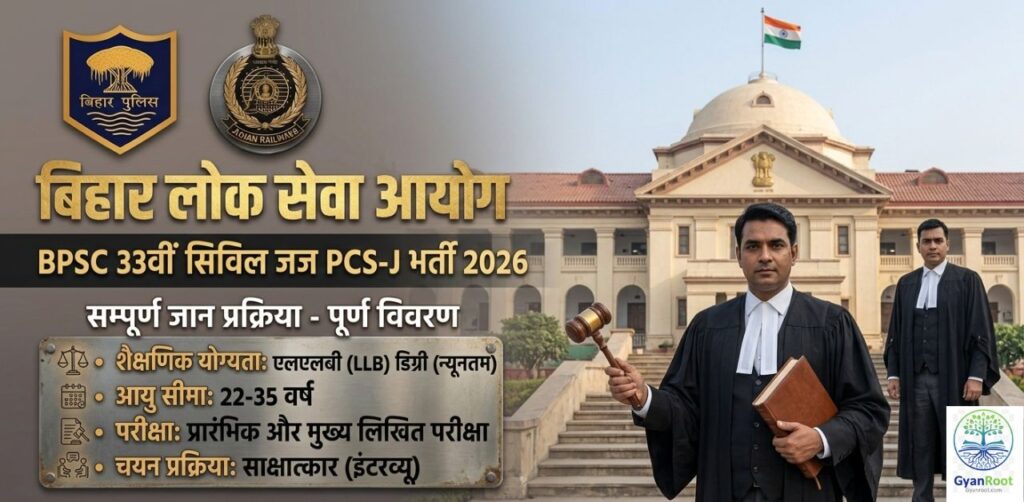 BPSC 33 Civil Judge PCS J Recruitment 2026