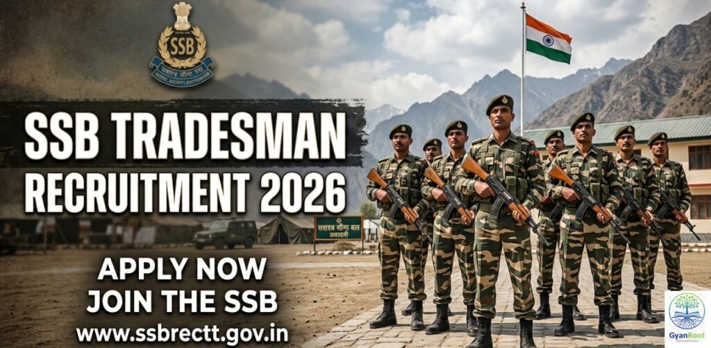 SSB Tradesman Recruitment 2026